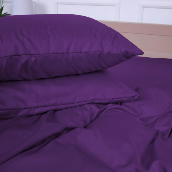 Фото - Комплект постільної білизни дитячий MirSon №19-3424 Sunset Purple Mikrosatin Premium Однотонний 110х140 см (2200007237258)
